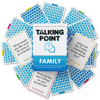 Family Conversation Cards Question Game