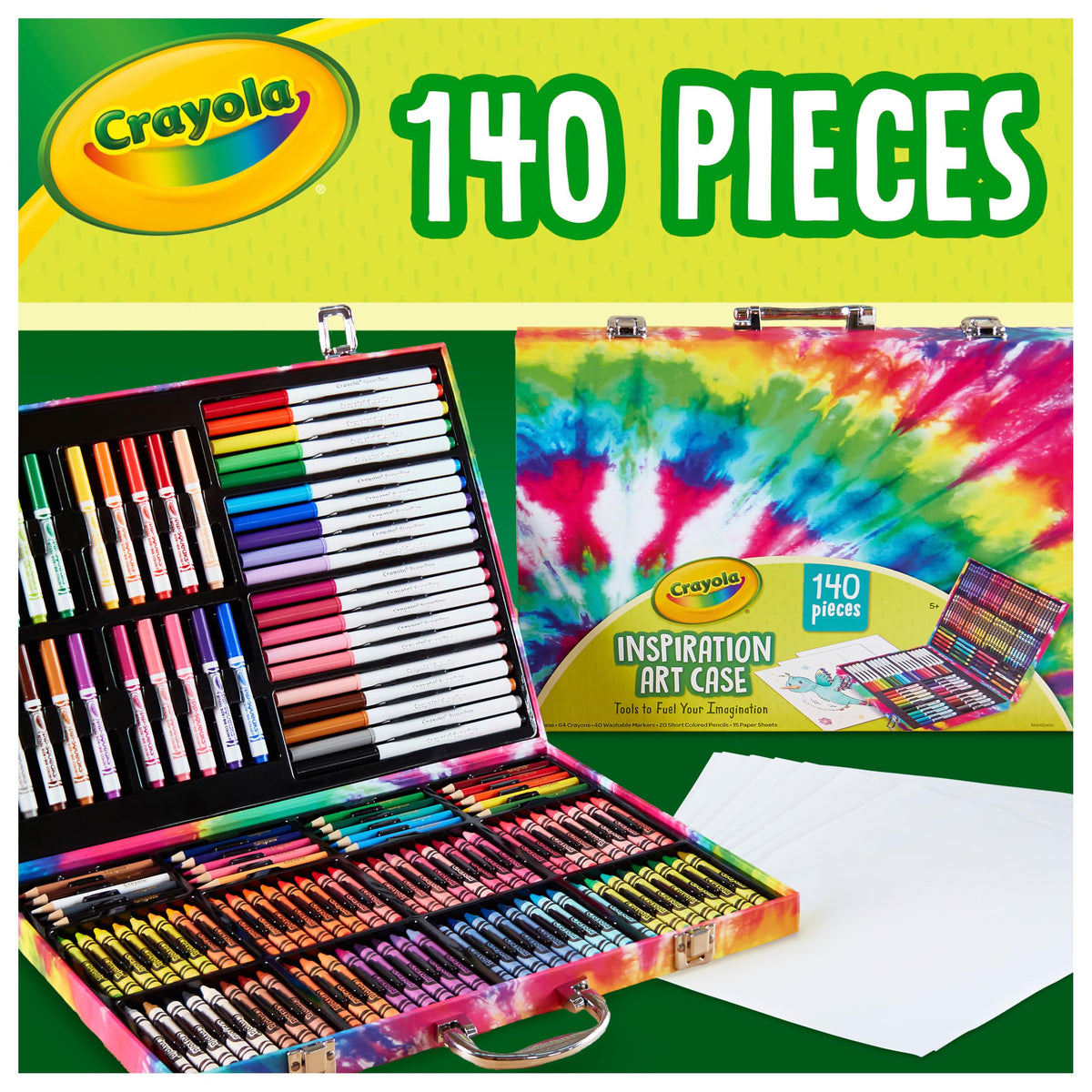 140-Piece Kids Coloring & Art Supply Set