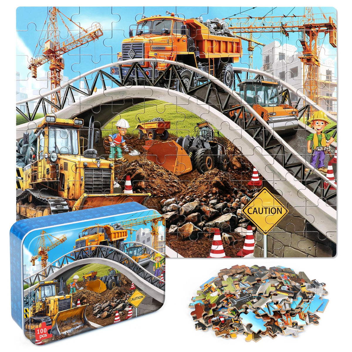 Kids 60 Piece Jigsaw Puzzle Set